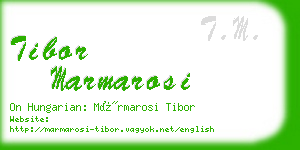 tibor marmarosi business card